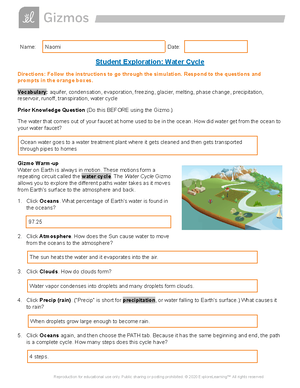 Building Pangaea Gizmo Answers - Name: Naomi Date: 12/19/ Student ...