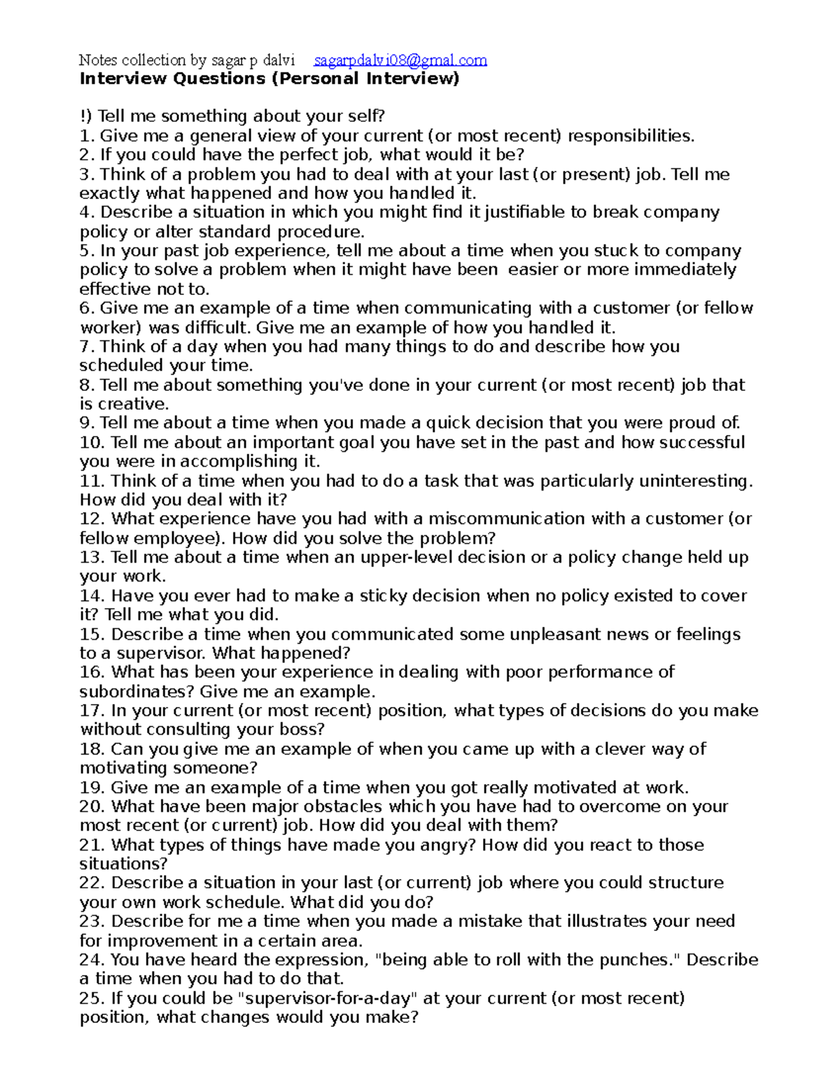 Interview Windows Exchange Administrator and Tecnical Question ...