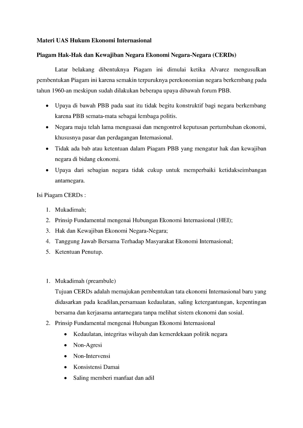 Materi Uas Hukum Ekonomi Internasional - Materi UAS Hukum Ekonomi ...