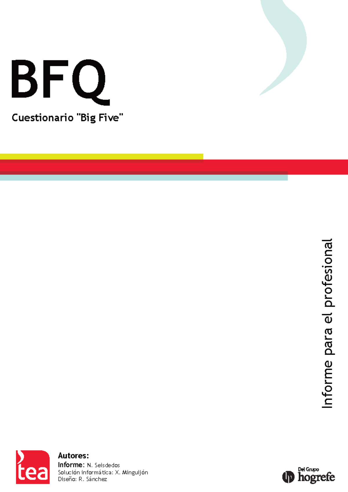BFQ - prueba - BFQ Cuestionario 