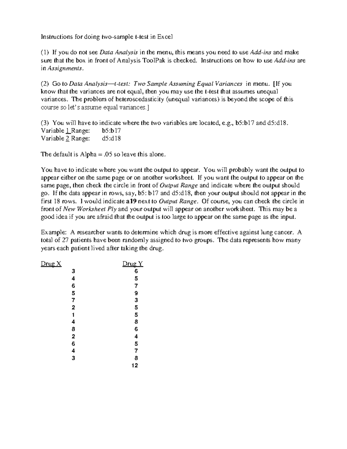 instructions-for-doing-two-sample-t-test-in-excel-instructions-on-how