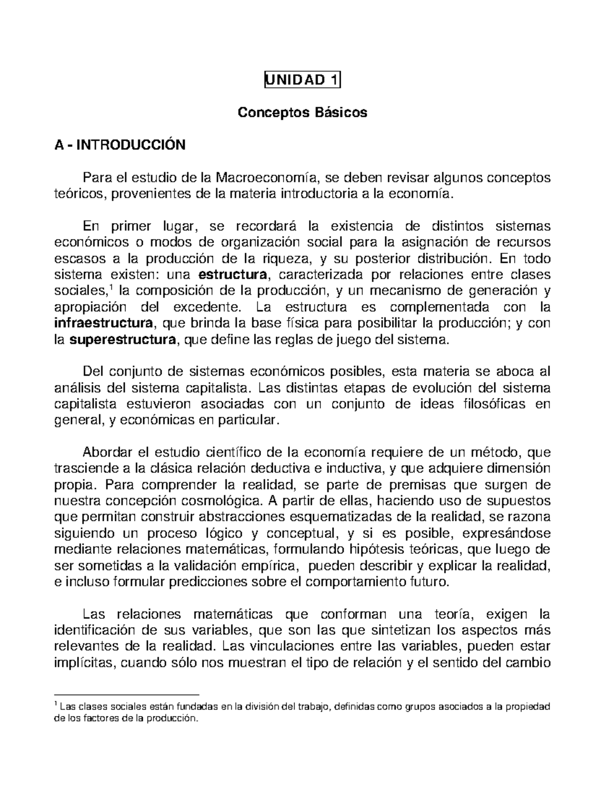 Gu A De Aprendizaje - Unidad 1 - UNIDAD 1 Conceptos A Para El Estudio ...