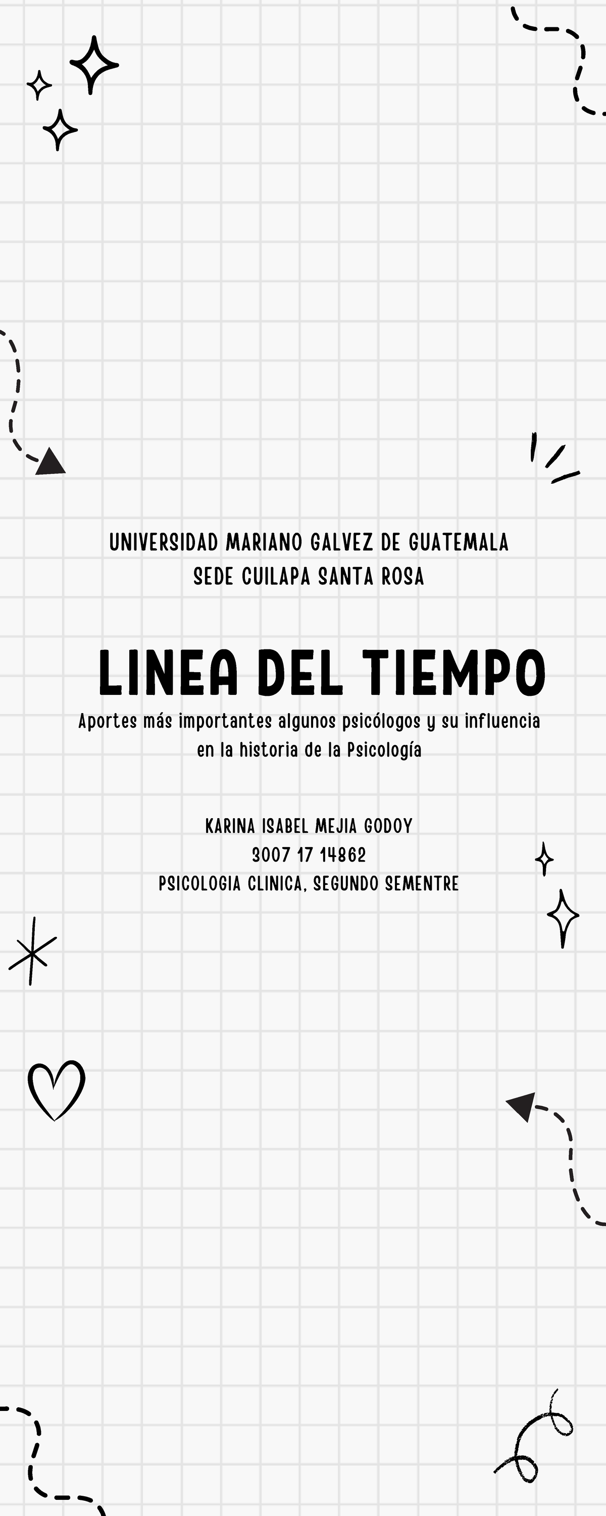 Linea Del Tiempo Principales Psicologos Psicologia Clinica Umg Studocu