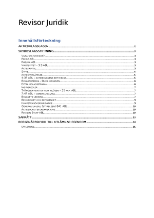 Koncernredovisning - Sammanfattning - Koncernredovisning Föreläsning 1 ...