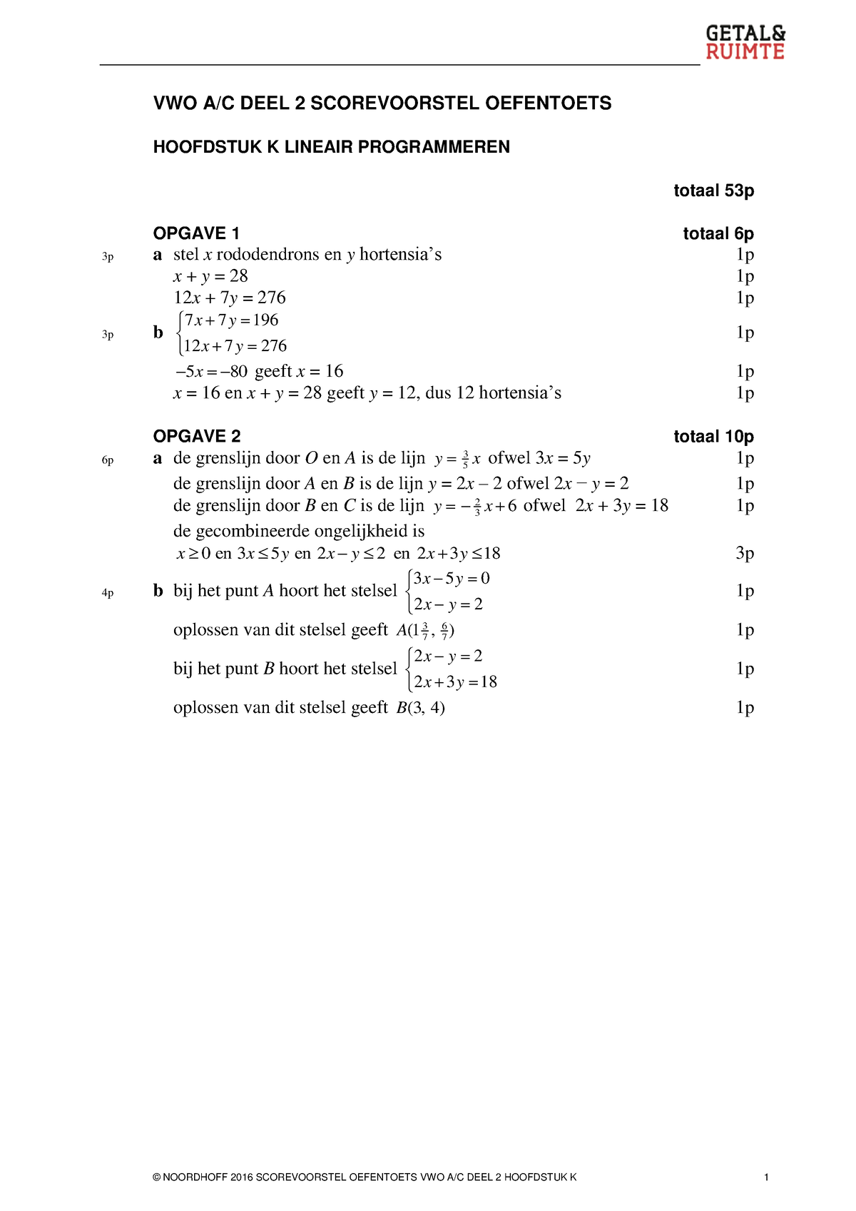 Gr11 Vac2 H0k Oefentoets Correctievoorstel - © NOORDHOFF 2016 ...