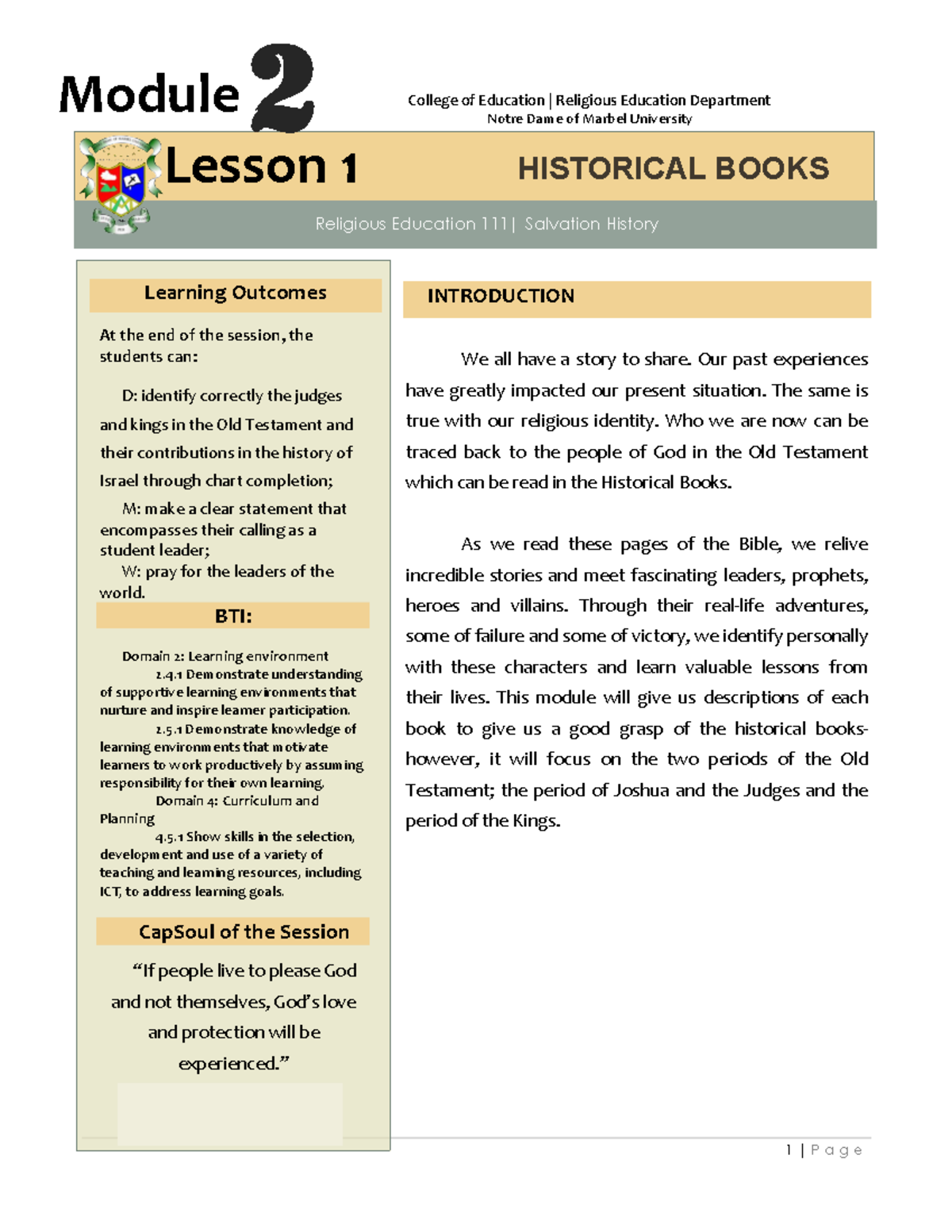 Lesson+6-Historical-booksssss practice material - INTRODUCTION We all ...