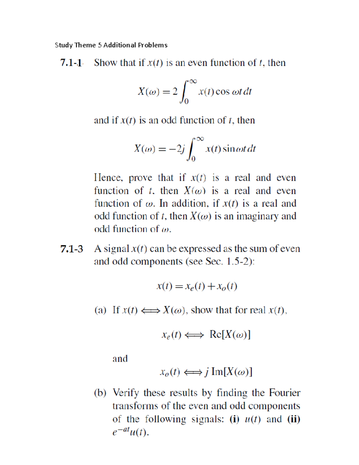 Theme 5 Practice Problems - ELI220 - Study Theme 5 Additional Problems ...