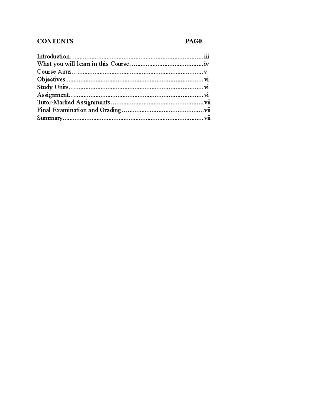 summary-lecturer-small-scale-business-management-contents-page-studocu