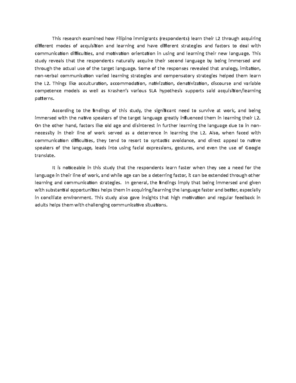 This research examined how Filipino immigrants - This study reveals ...