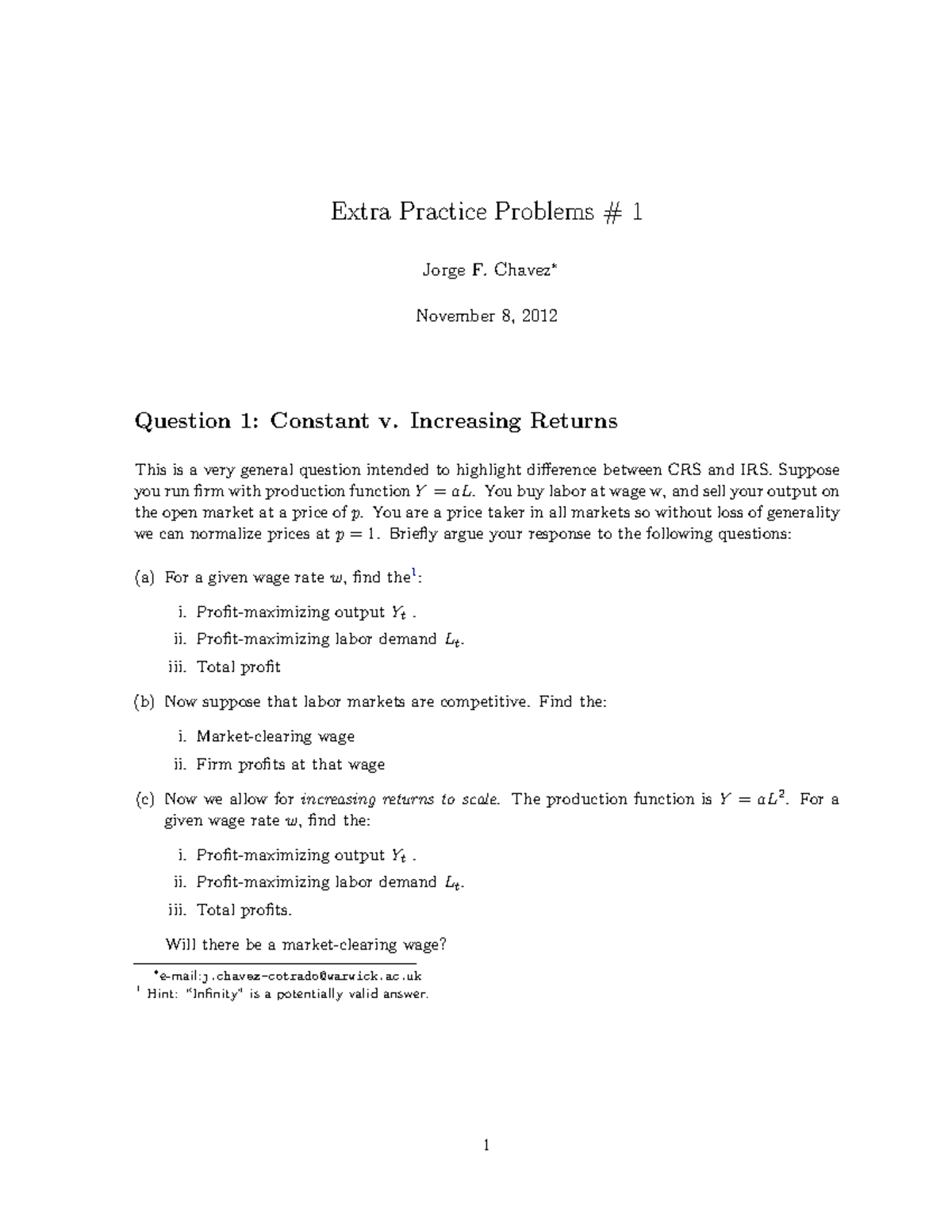 EC9A2 2012-2013 Extra Problem Set 1 - Extra Practice Problems # 1 Jorge ...