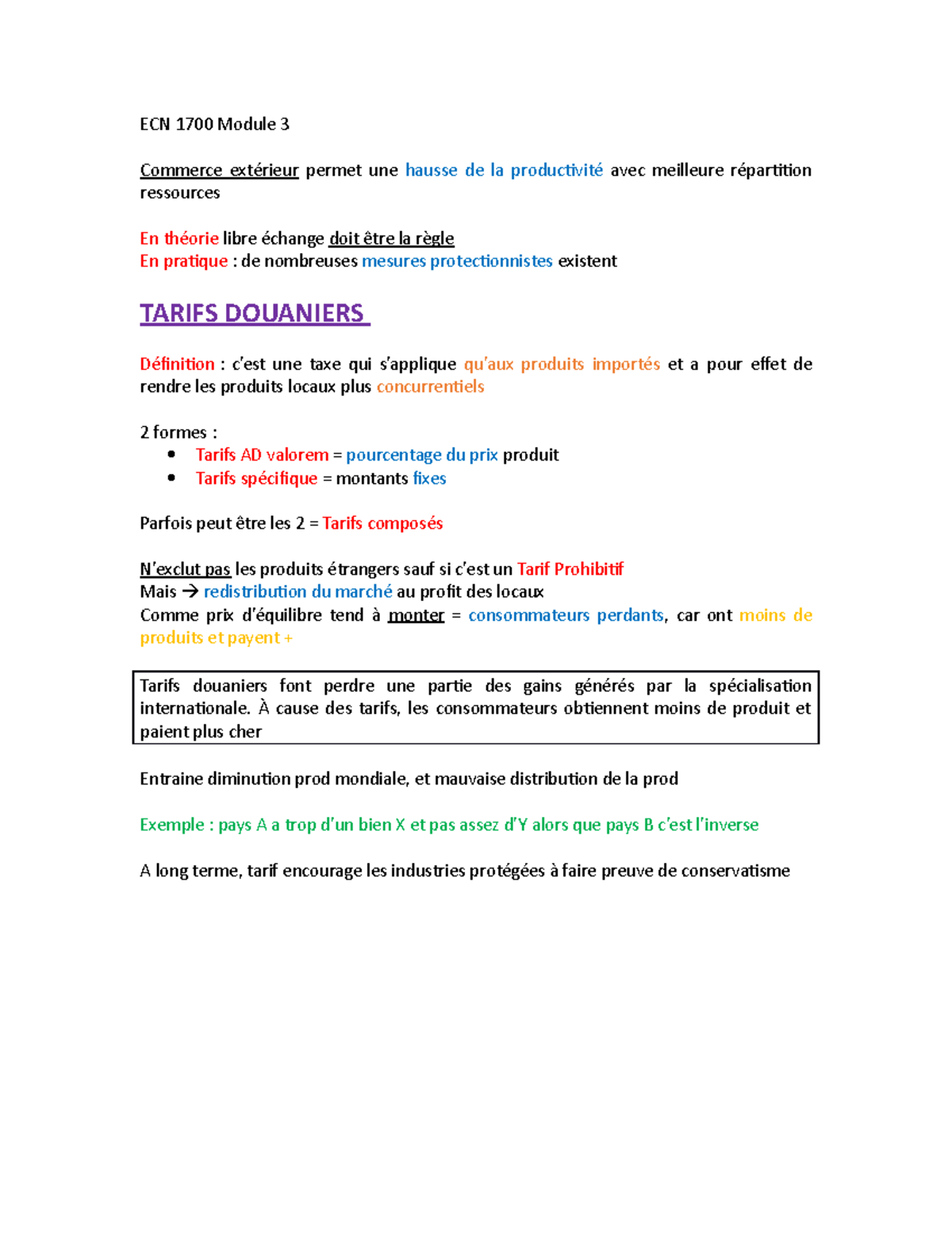 Module Notes Ecn Module Commerce Ext Rieur Permet Une Hausse De La Productivit