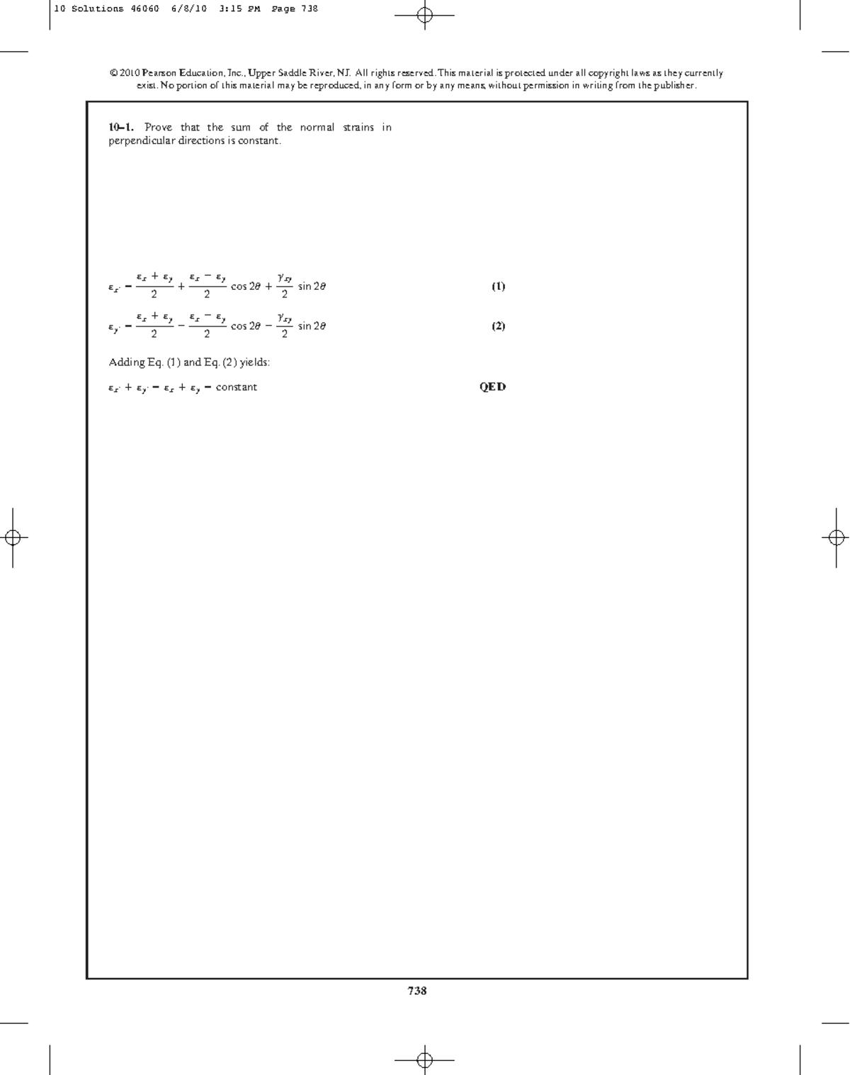 Chapter 10 Mechanics Of Materials 2010 Pearson Education Inc Chapter 10 Mechanics Of Materials 2010 Pearson Education Inc