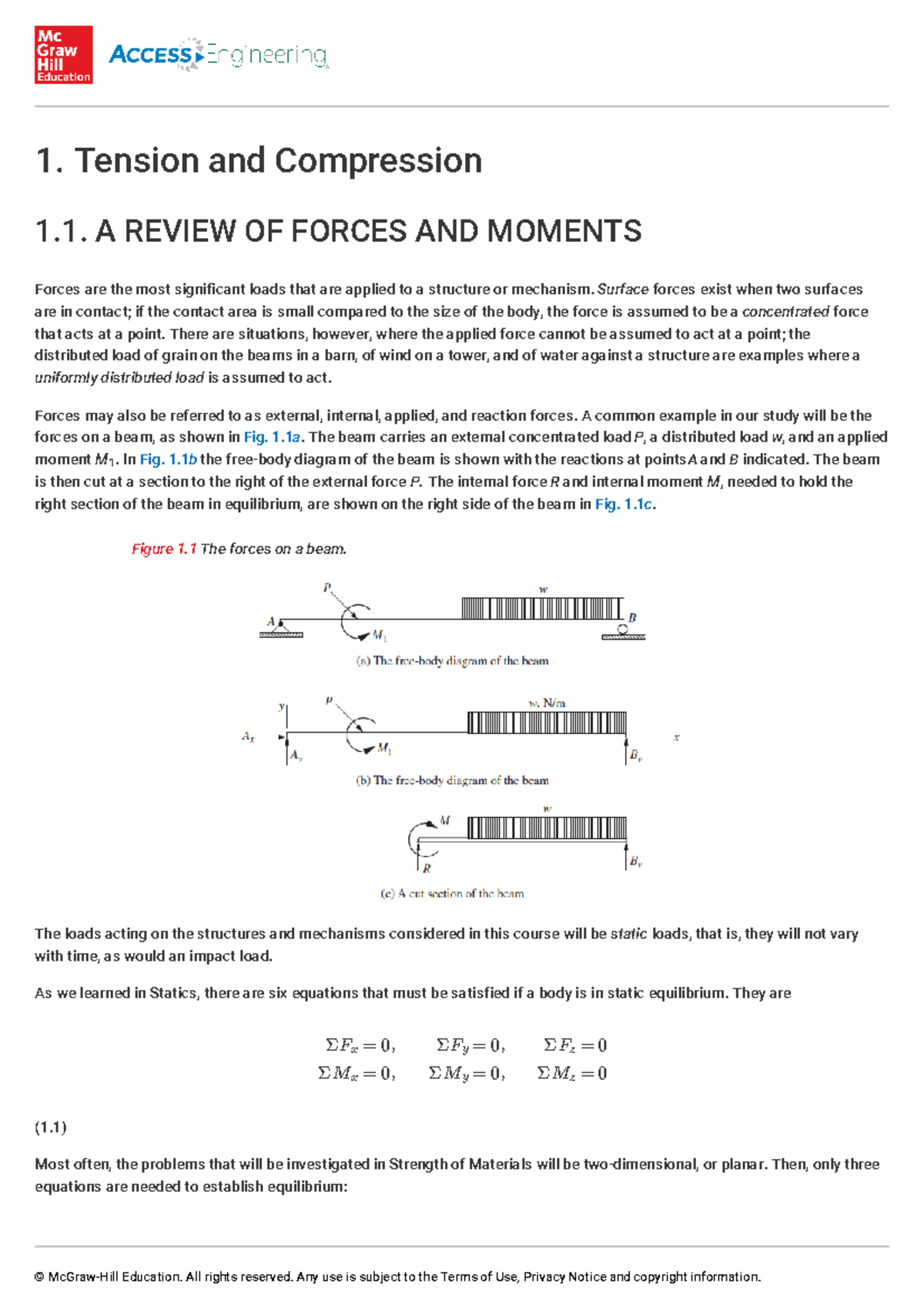 Strength of Materials (Chapter 2 Composite Bars and Temperature