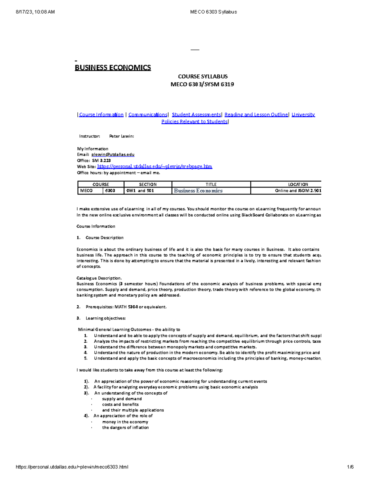 Ut Syllabus - i7nrg83