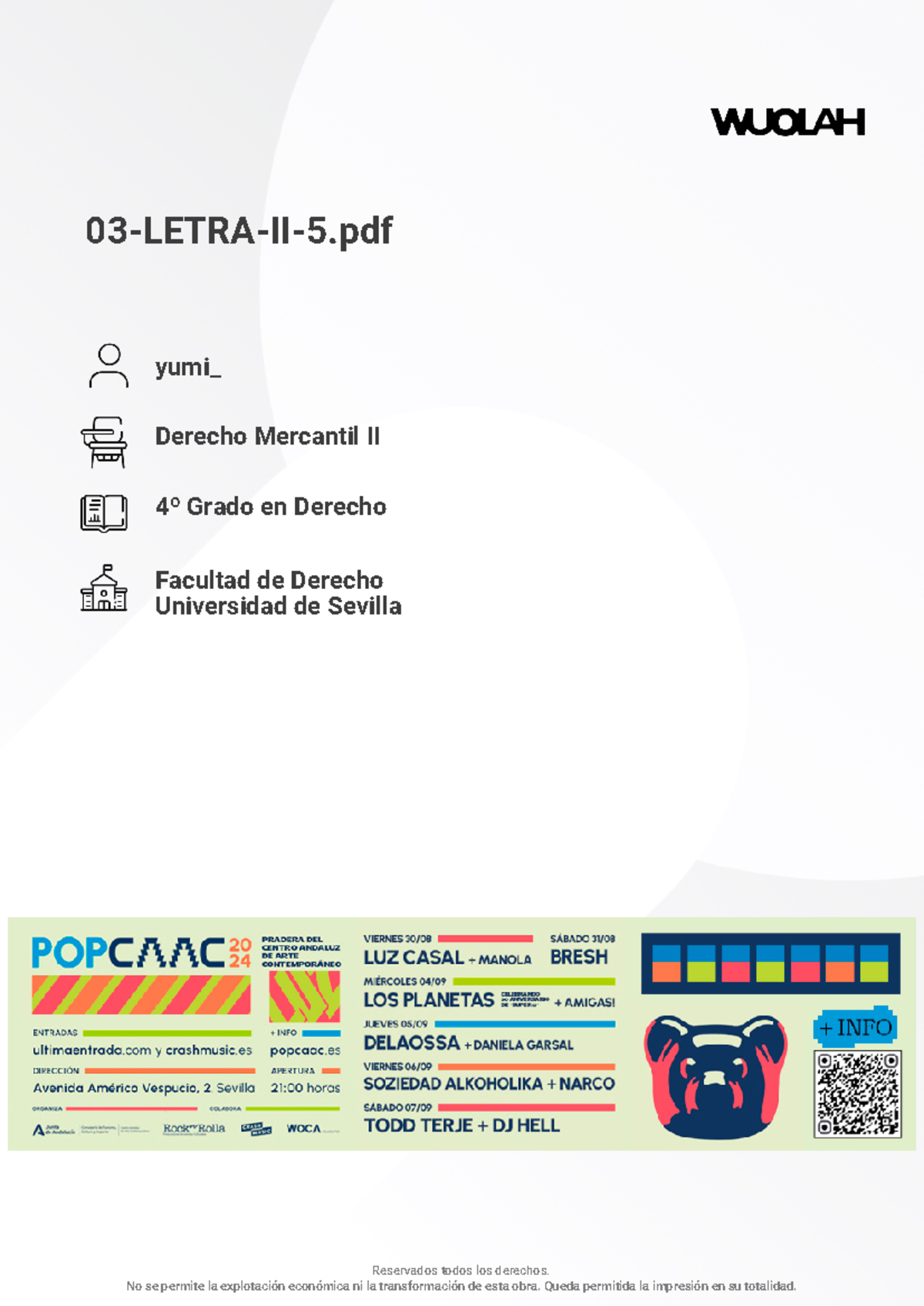 Letra II, de cambio - 03-LETRA-II-5 yumi_ Derecho Mercantil II 4º Grado ...