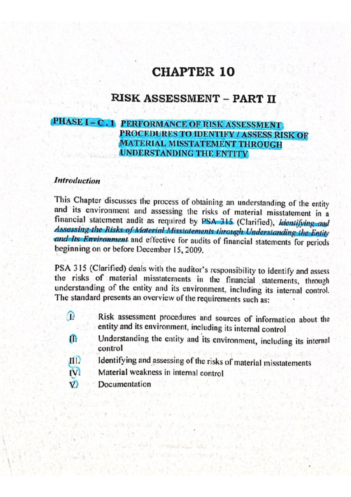 Chapter-10 - Operation Auditing - Accountancy - Studocu