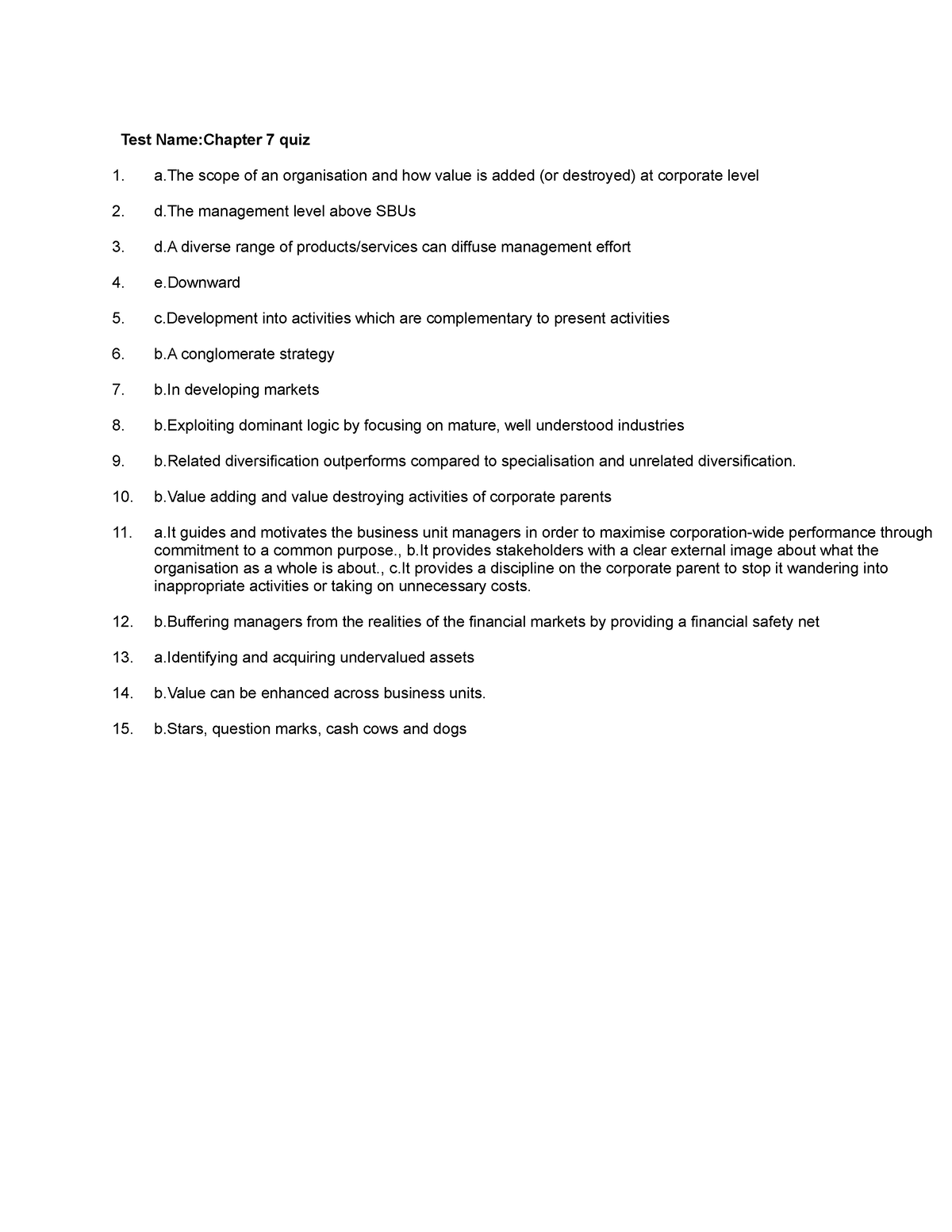 Chapter 7 Quiz Answer Key Version 1 - Test Name:Chapter 7 Quiz A Scope ...