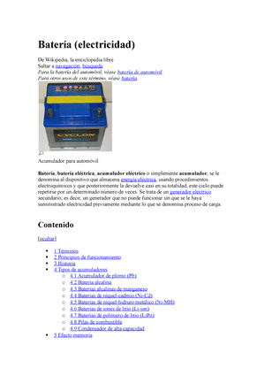 Batería de automóvil - Wikipedia, la enciclopedia libre