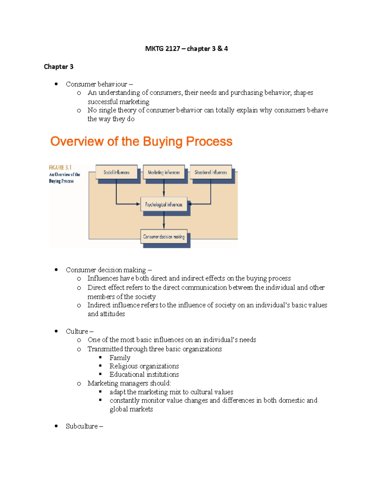 Consumer Behaviour and Decision Making in Marketing - Studocu