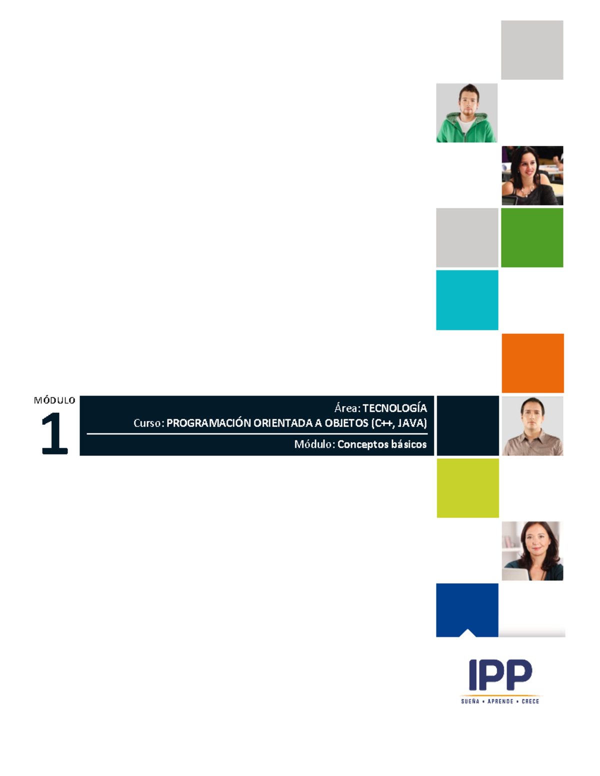 M1 - Programación orientada a objetos - 1 ¡rea: TECNOLOGÕA Curso ...