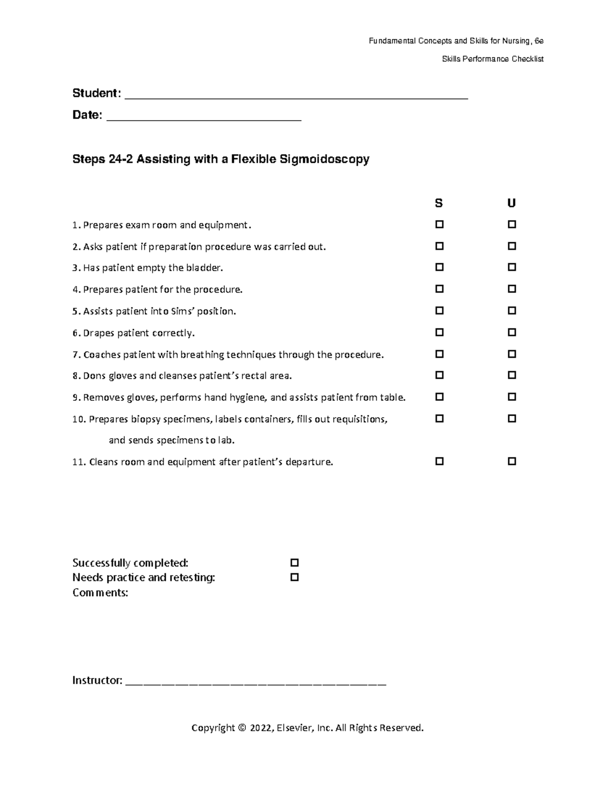 Steps 24 2 - to help - Fundamental Concepts and Skills for Nursing ...
