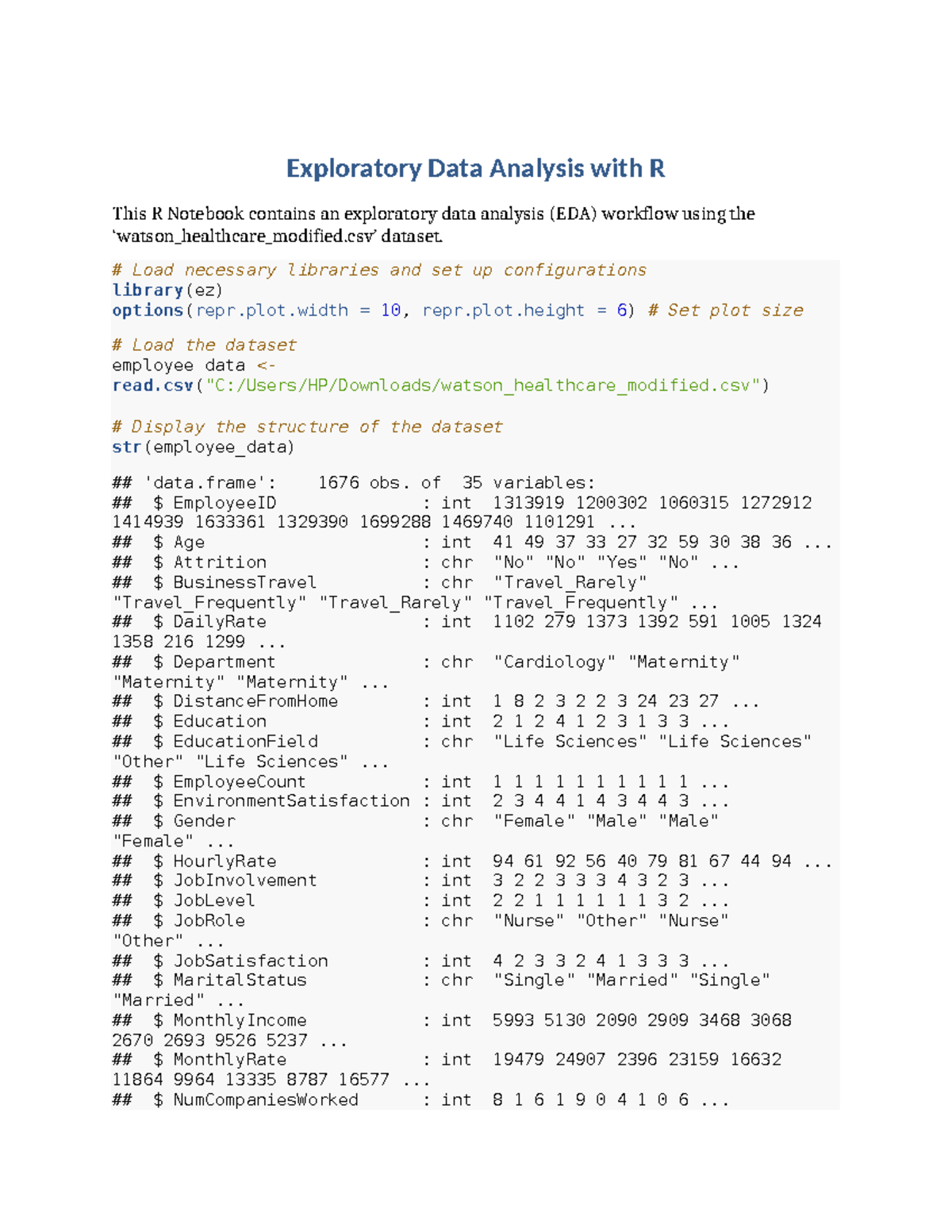 Statistics for Business Analytics - Exploratory Data Analysis with R ...