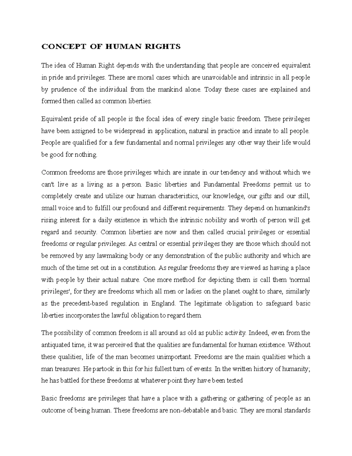 Human-rights-law - A short lecture note. It is very useful to you ...