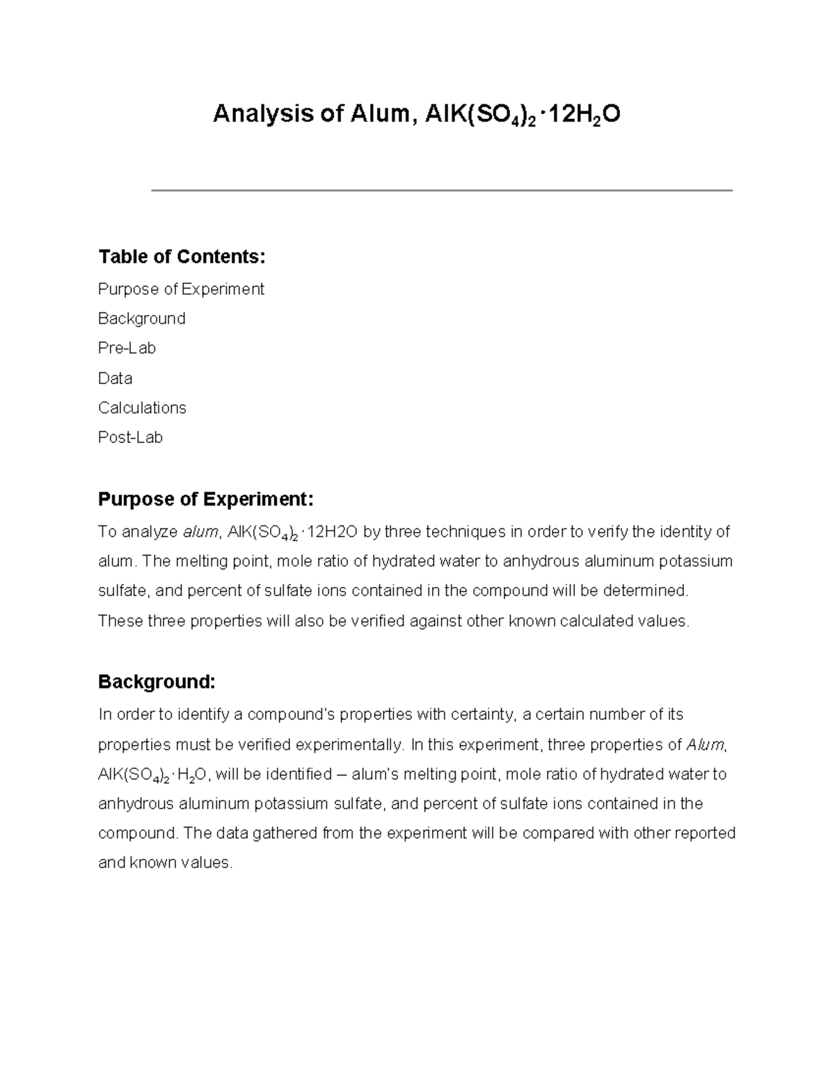 analysis-of-alum-al-k-so4-2-12h2o-analysis-of-alum-alk-so-4-2