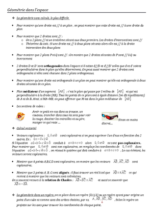 Mathématiques S1 Session 2 - Rappels De Mathématiques - Studocu