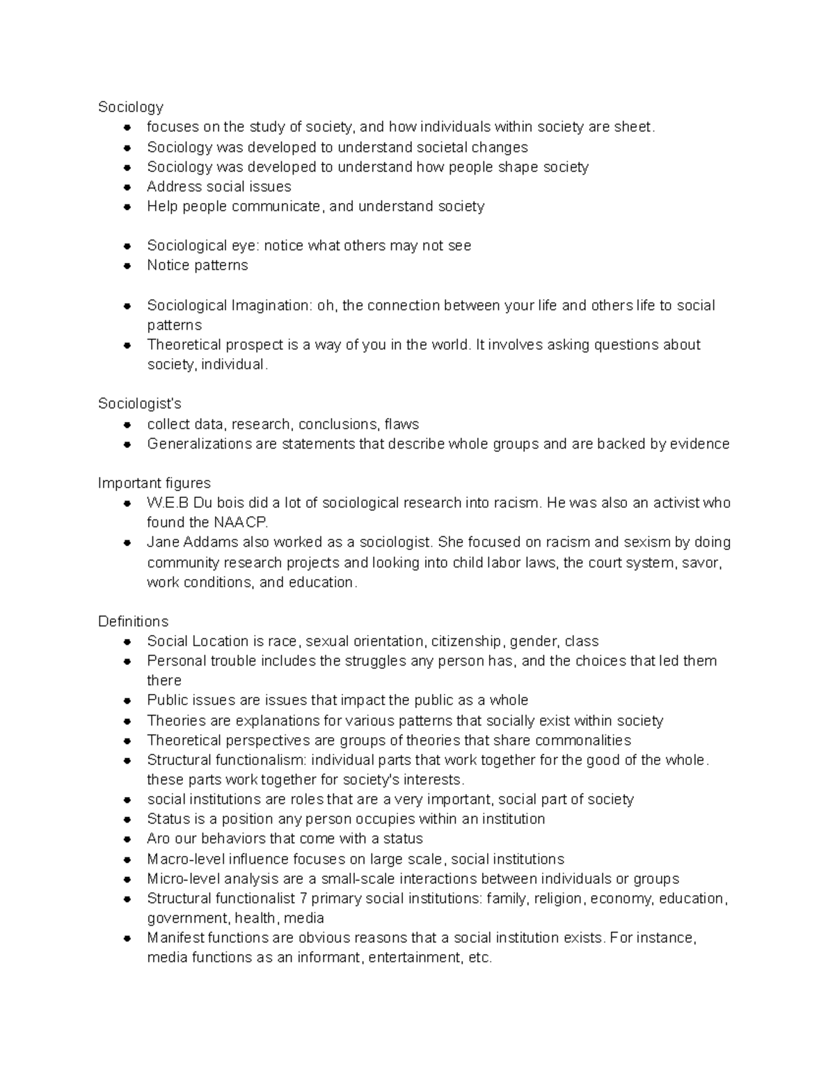 Introduction To Sociology Sociology Focuses On The Study Of Society   Thumb 1200 1553 