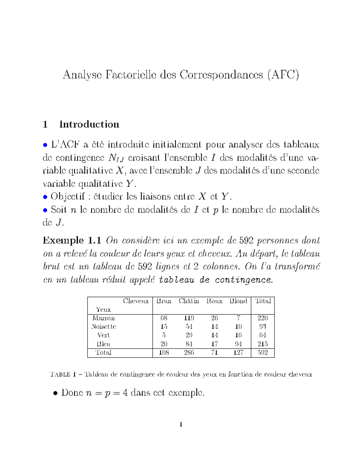 Analyse Factorielle Des Correspondances Afc ♥ ②s T♦r S ♦rr S♣♦♥ ♥ S