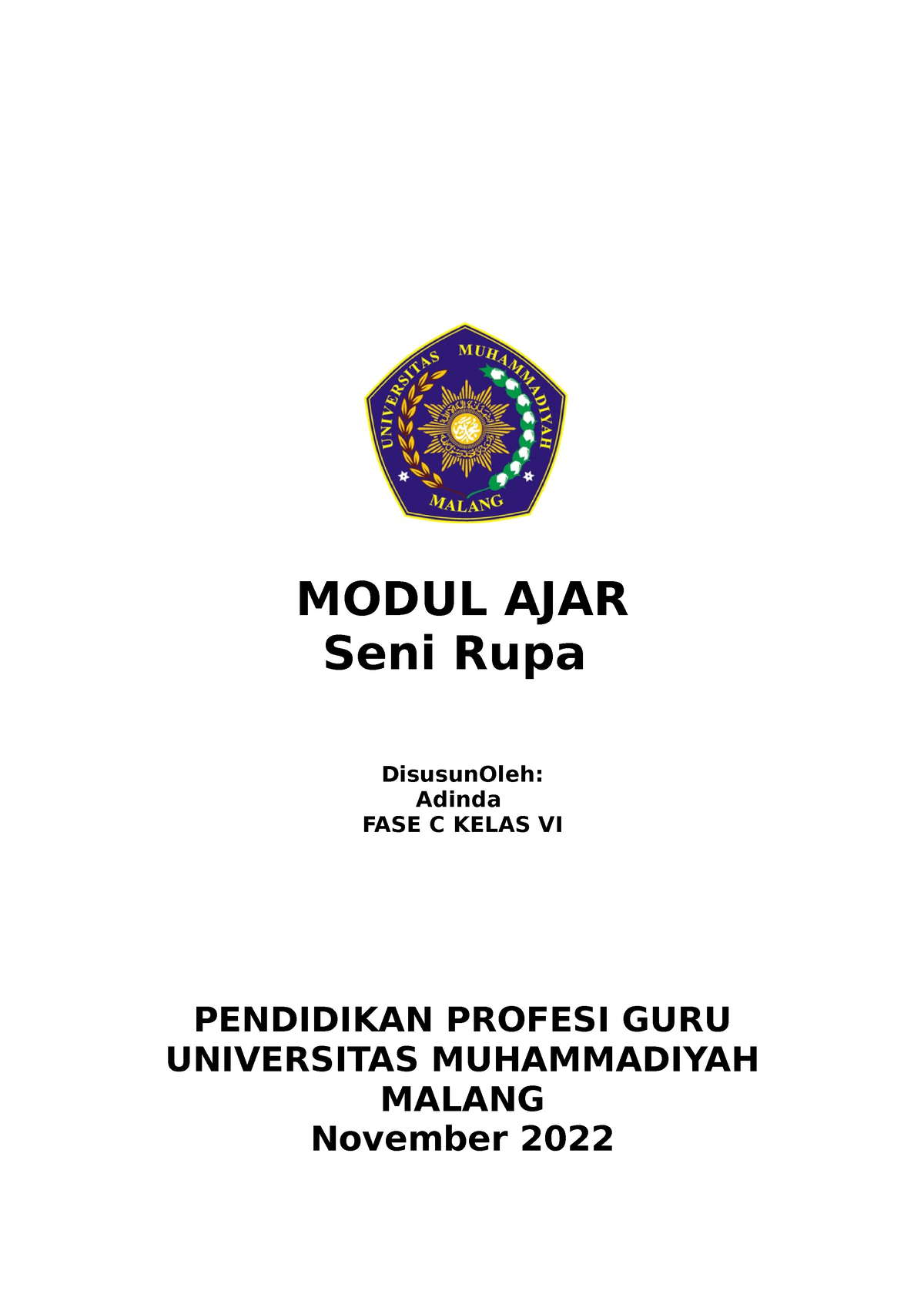 2. Modul AJAR Seni Musik - MODUL AJAR Seni Rupa DisusunOleh: Adinda ...