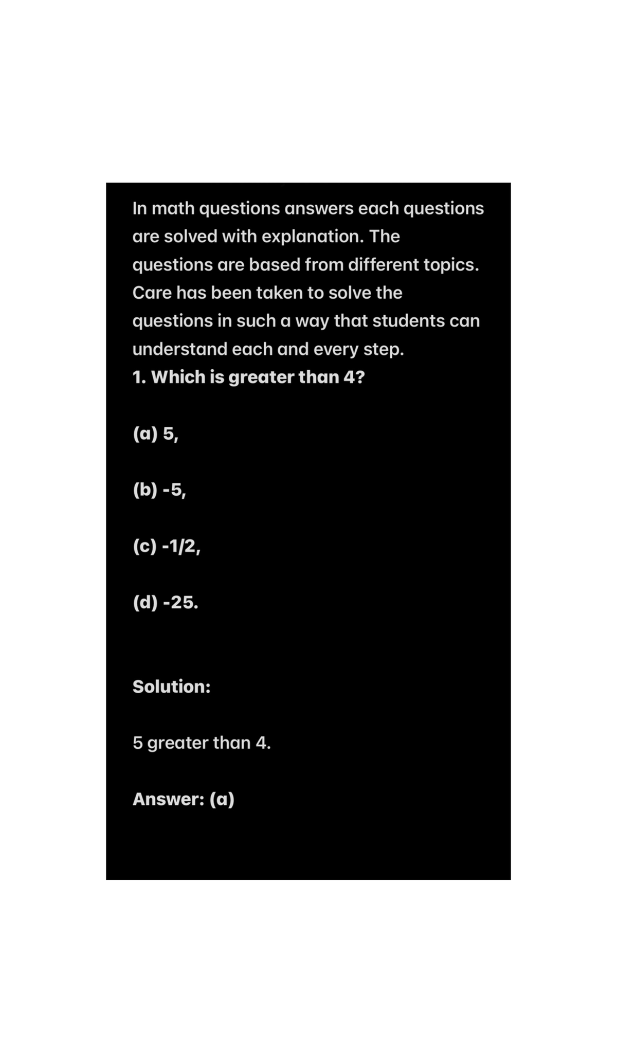 Math Questions Answers-1 - Mathematics - Studocu