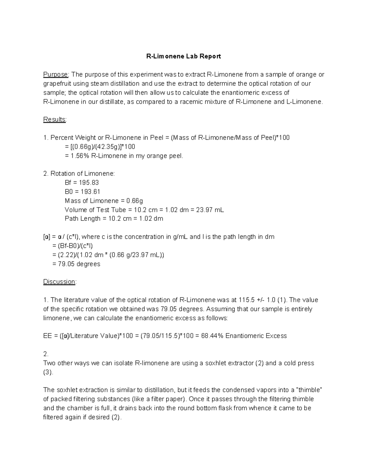 Ans lab report image