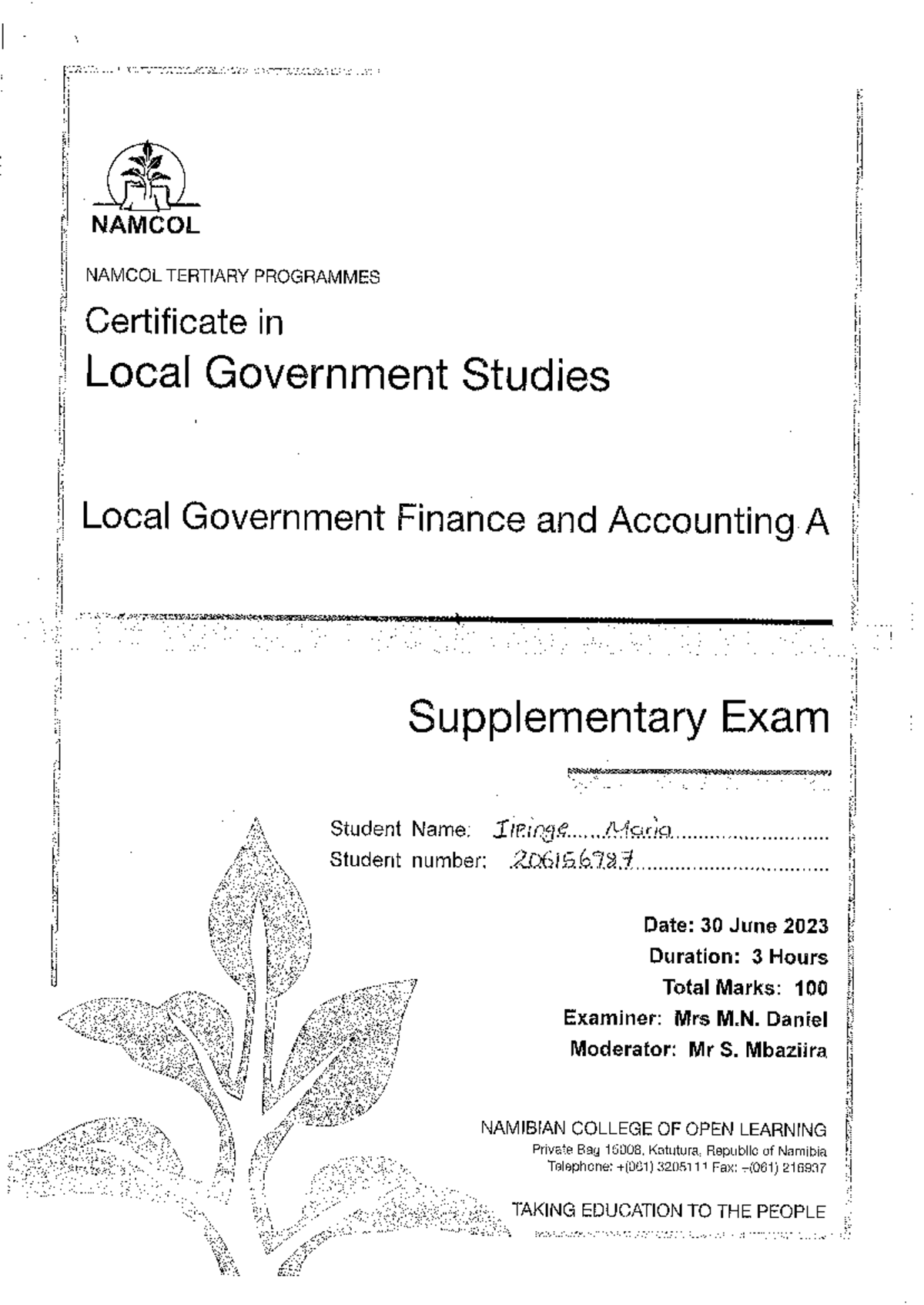 financial accounting thesis