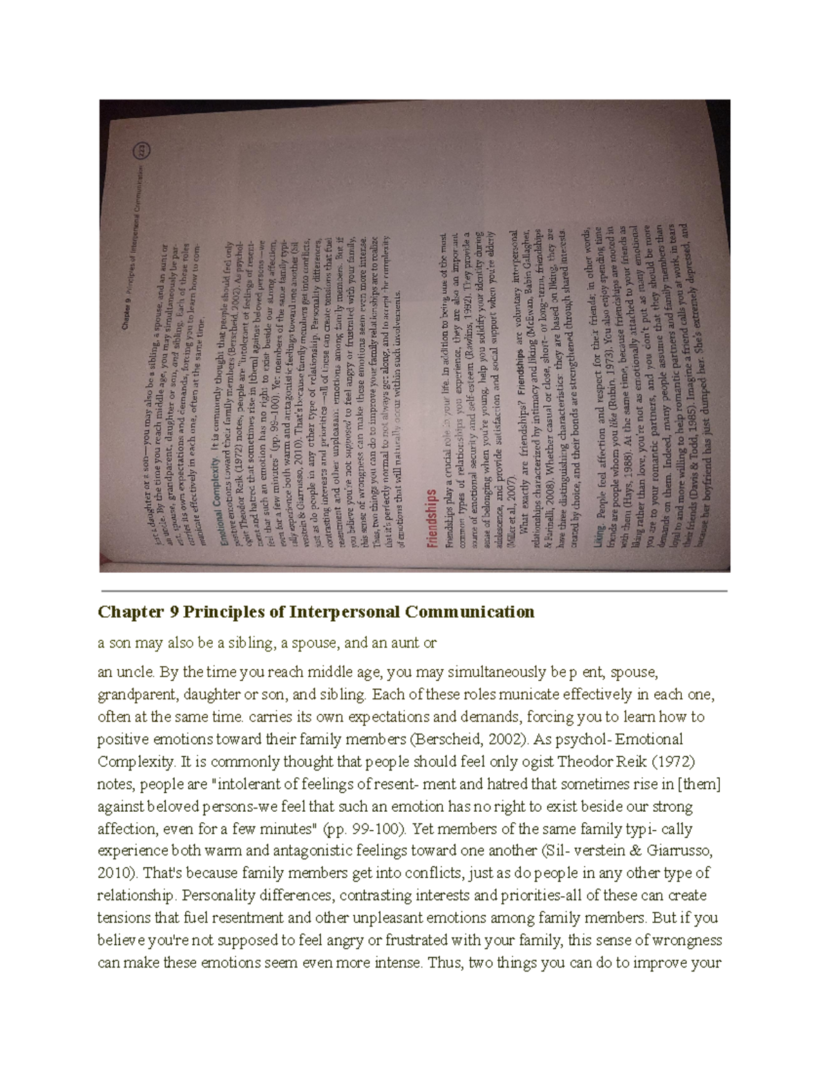 Chapter 9 Principles of Interpersonal Communication pt4 - By the time ...