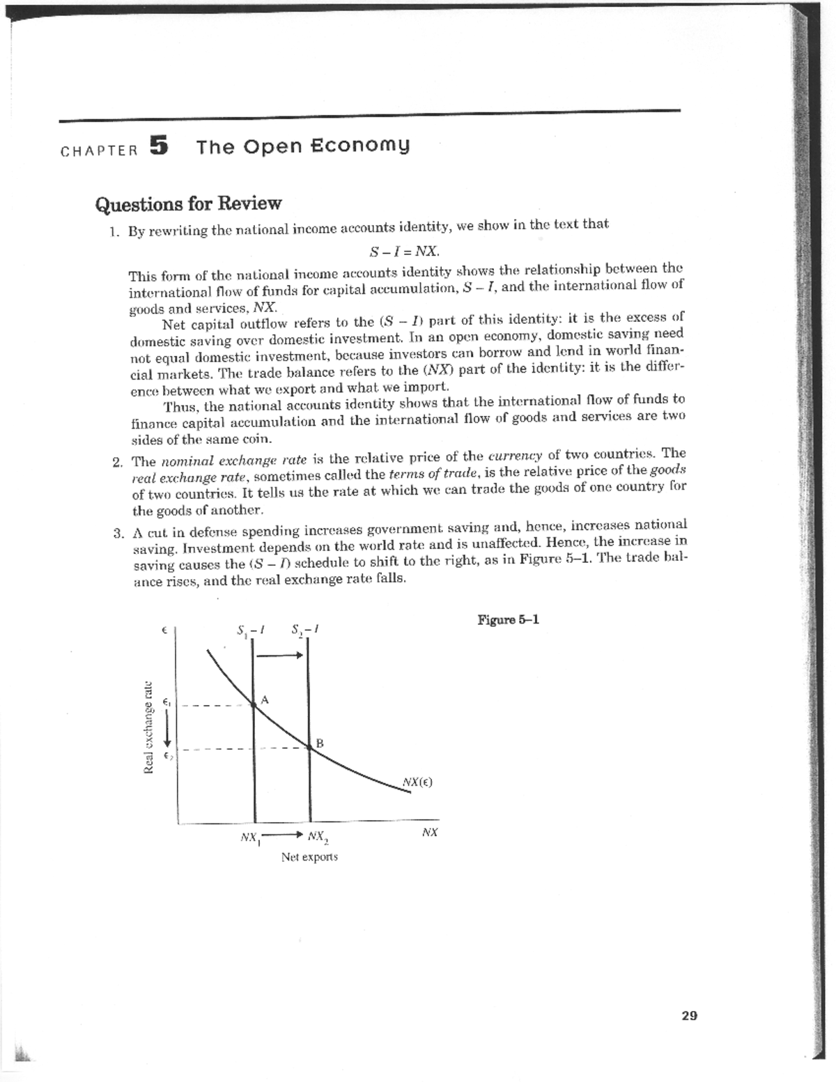 Open Economy - _____________———————- CHAPTER 5 The Open Economg ...