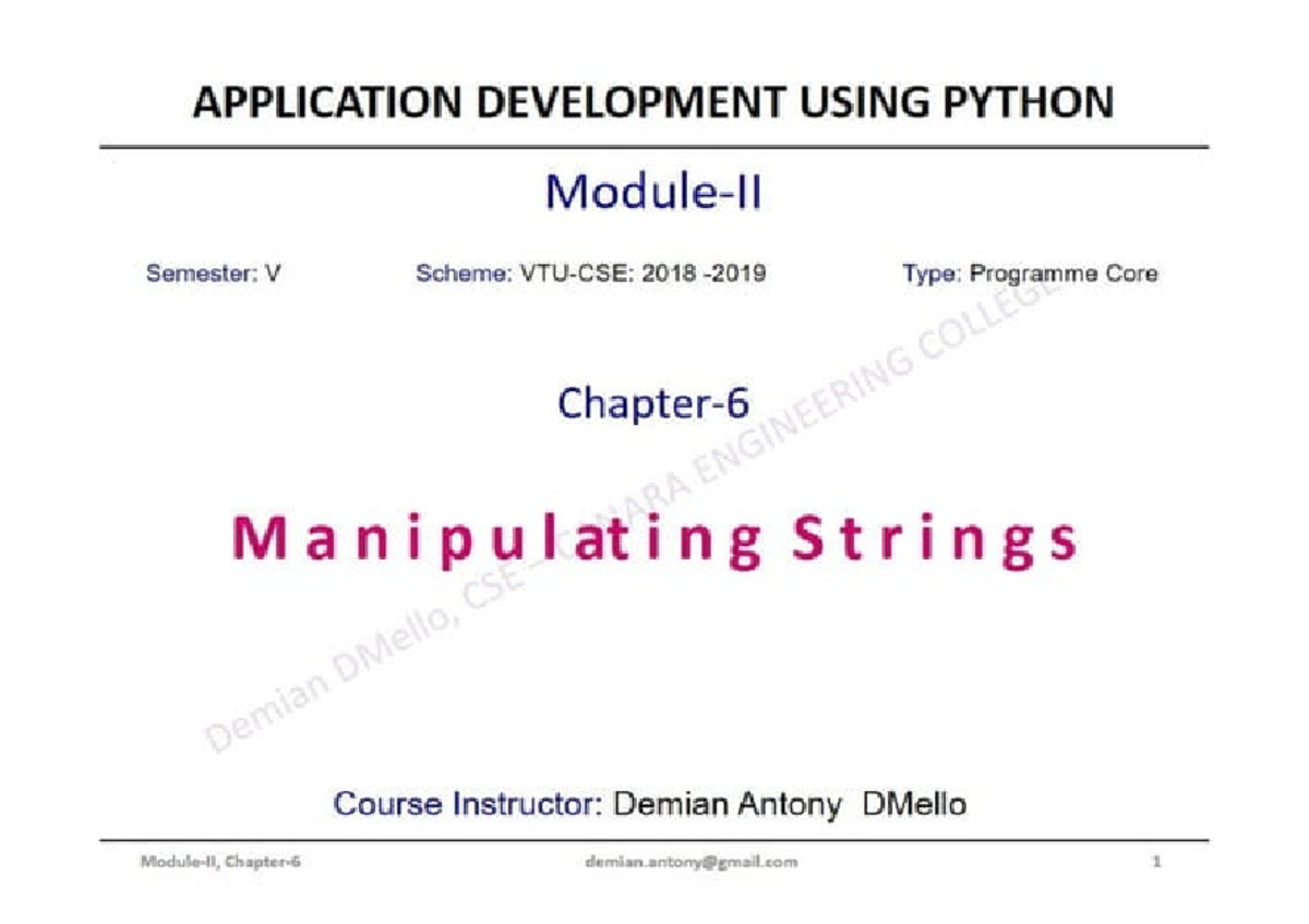 Chapter 6 - Basics - Computer Programming - Studocu