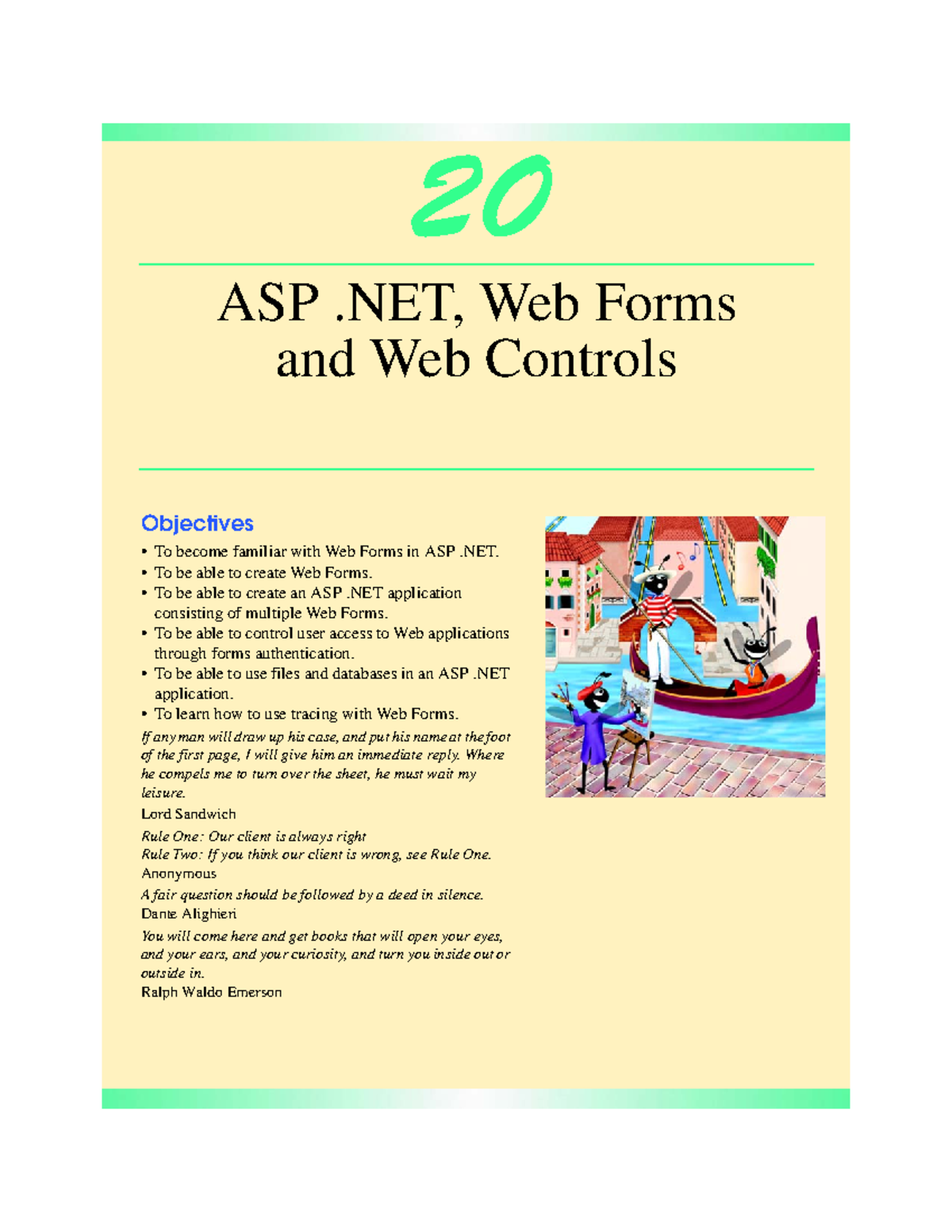 Chapter 20 - ASP .NET, Web Forms and Web Controls - 20 ASP .NET, Web ...