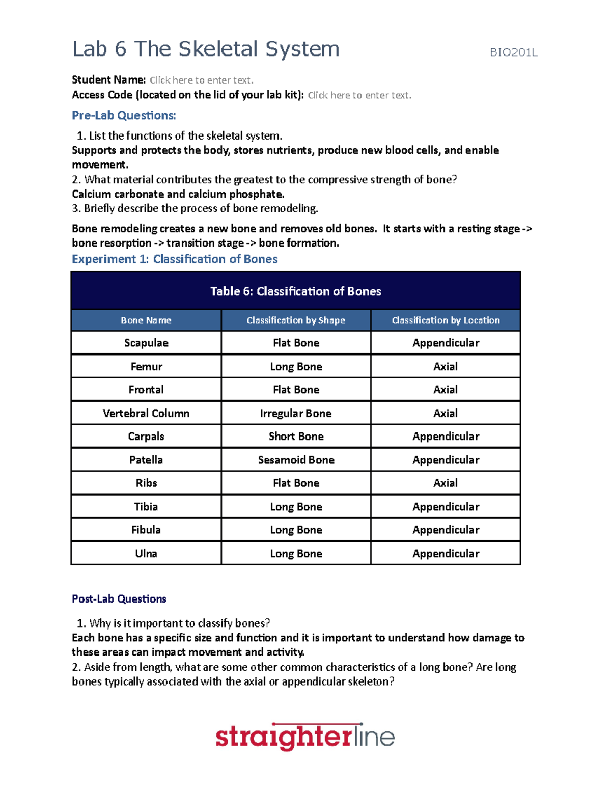 BIO201L+Lab+6+Upload+Document studocu - Student Name: Click here to ...