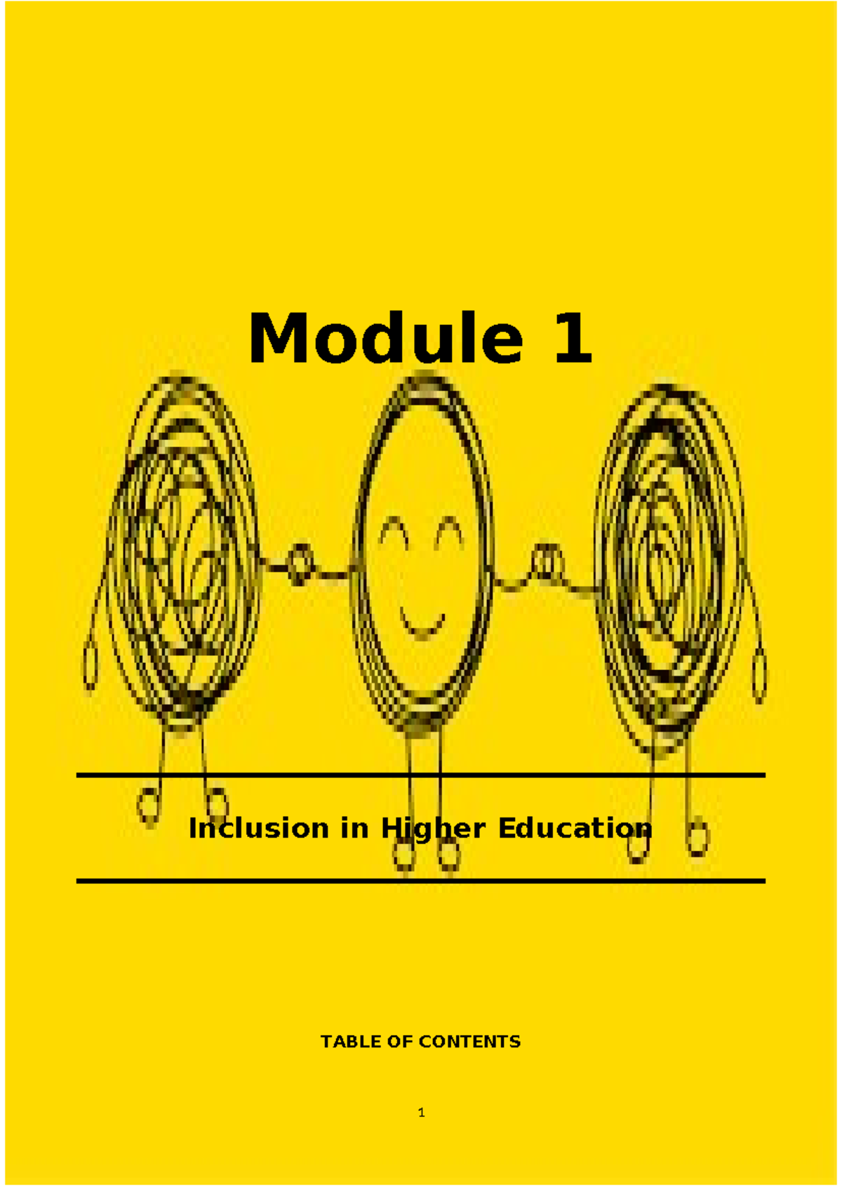 Modulo 1 inglés - Module 1 Inclusion in Higher Education TABLE OF ...