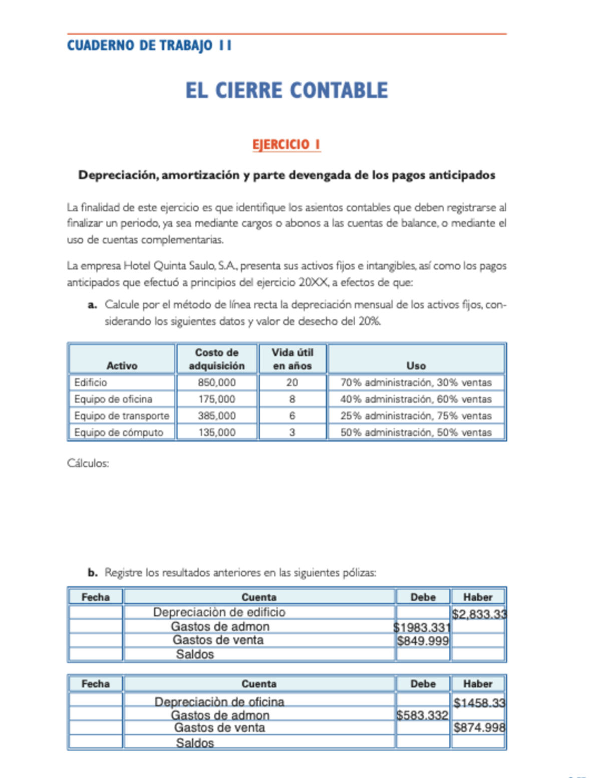 Cierre Contable - Contabilidad Internacional - Studocu