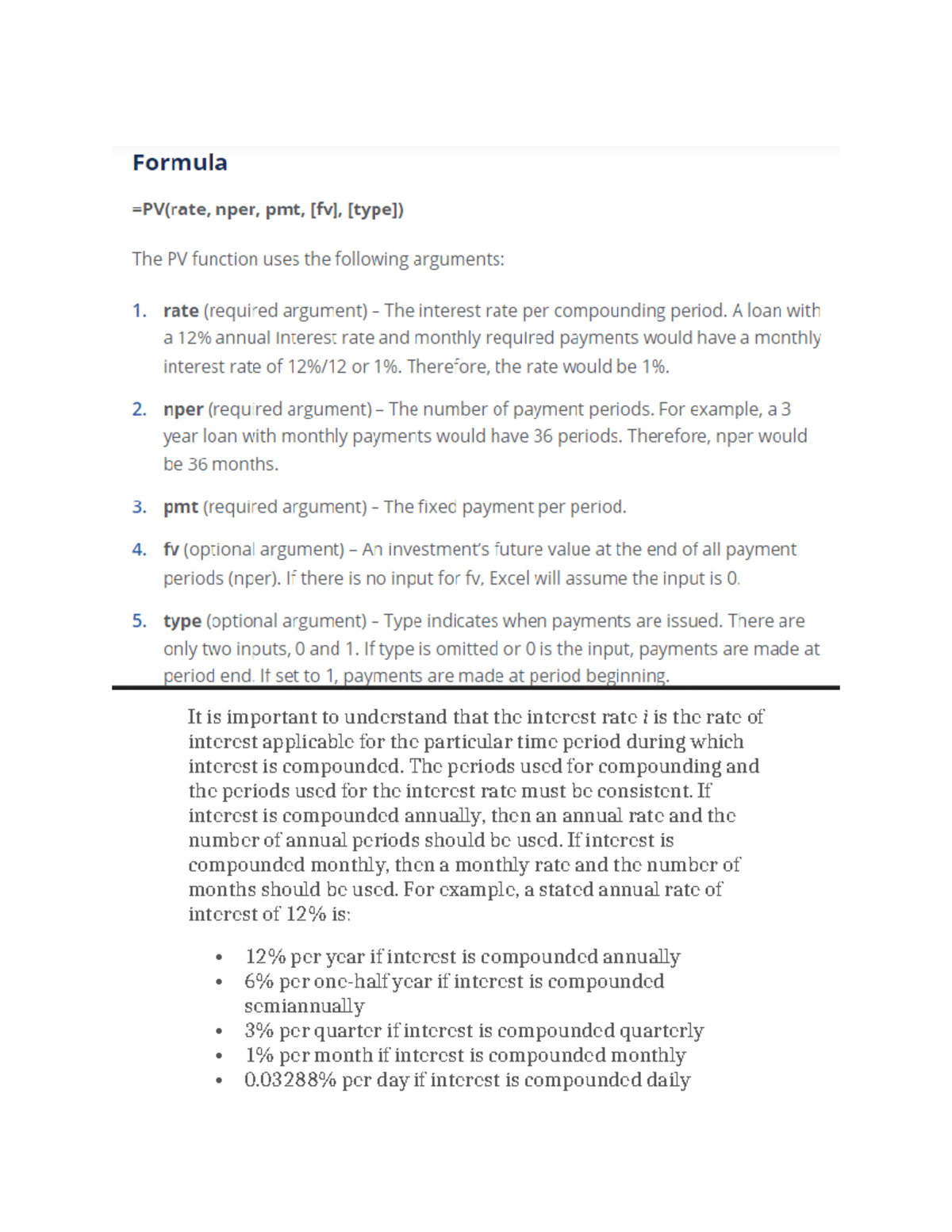 Time rate - formulas to help - It is important to understand that the ...