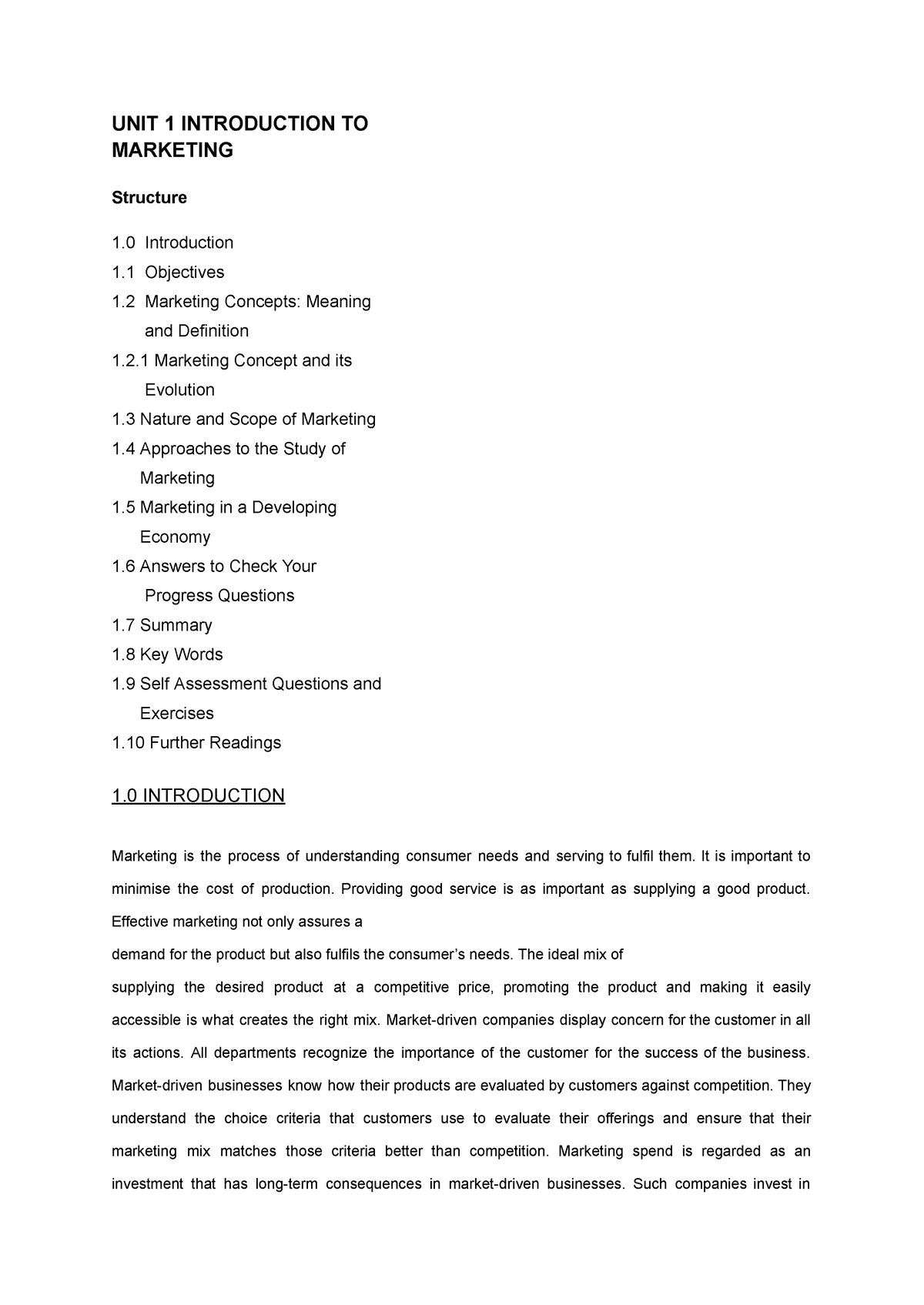 UNIT 1 Introduction TO - Lecture Notes - UNIT 1 INTRODUCTION TO ...