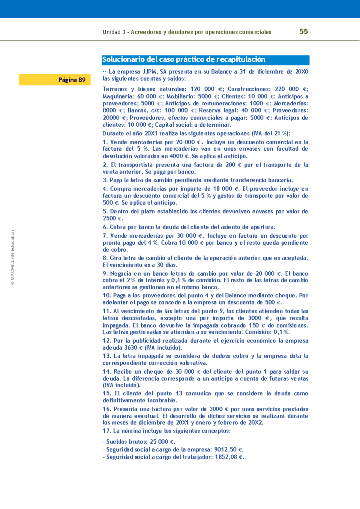 Sol Ej Recapitulacion Ud P G Solucionario Del Caso Pr Ctico De