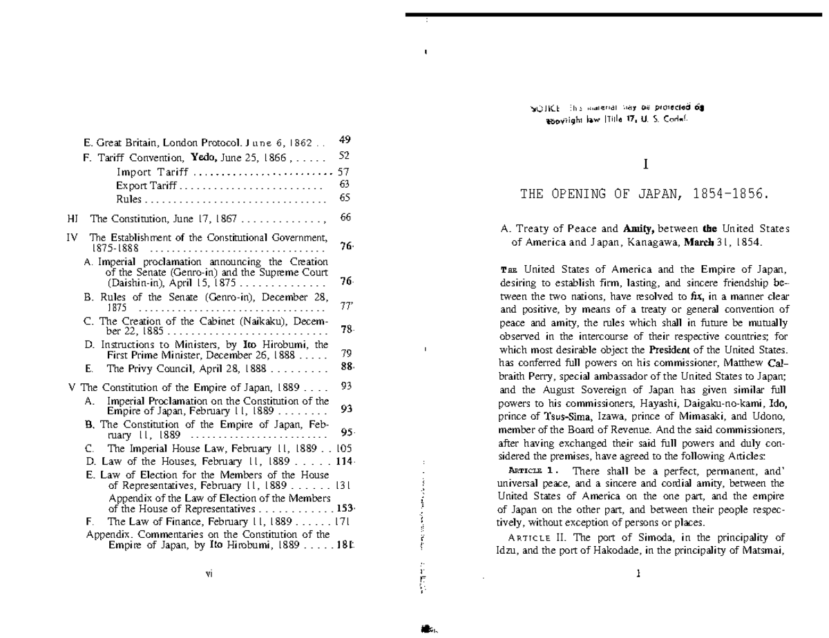 Kaikoku - E. Great Britain, London Protocol. June 6, 1862.. 49, F ...