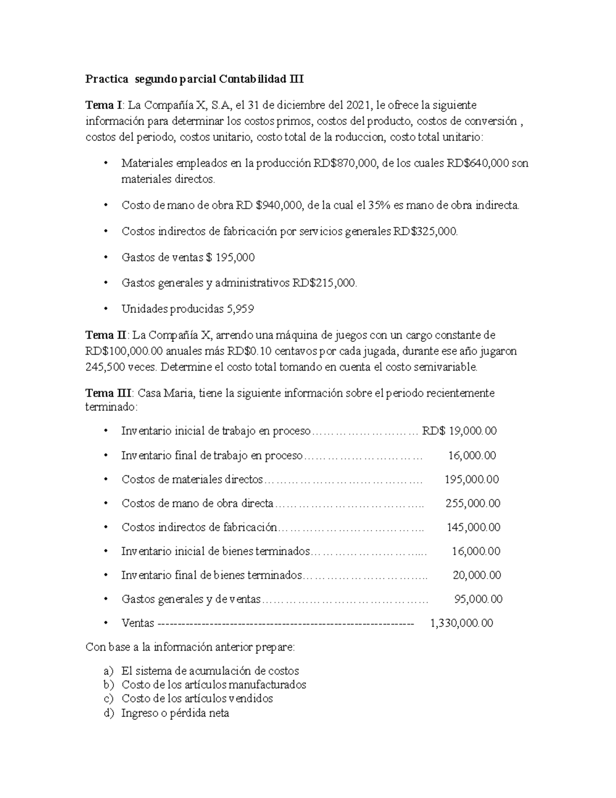 Practica Segundo Parcial Contabilidad III - Practica Segundo Parcial ...