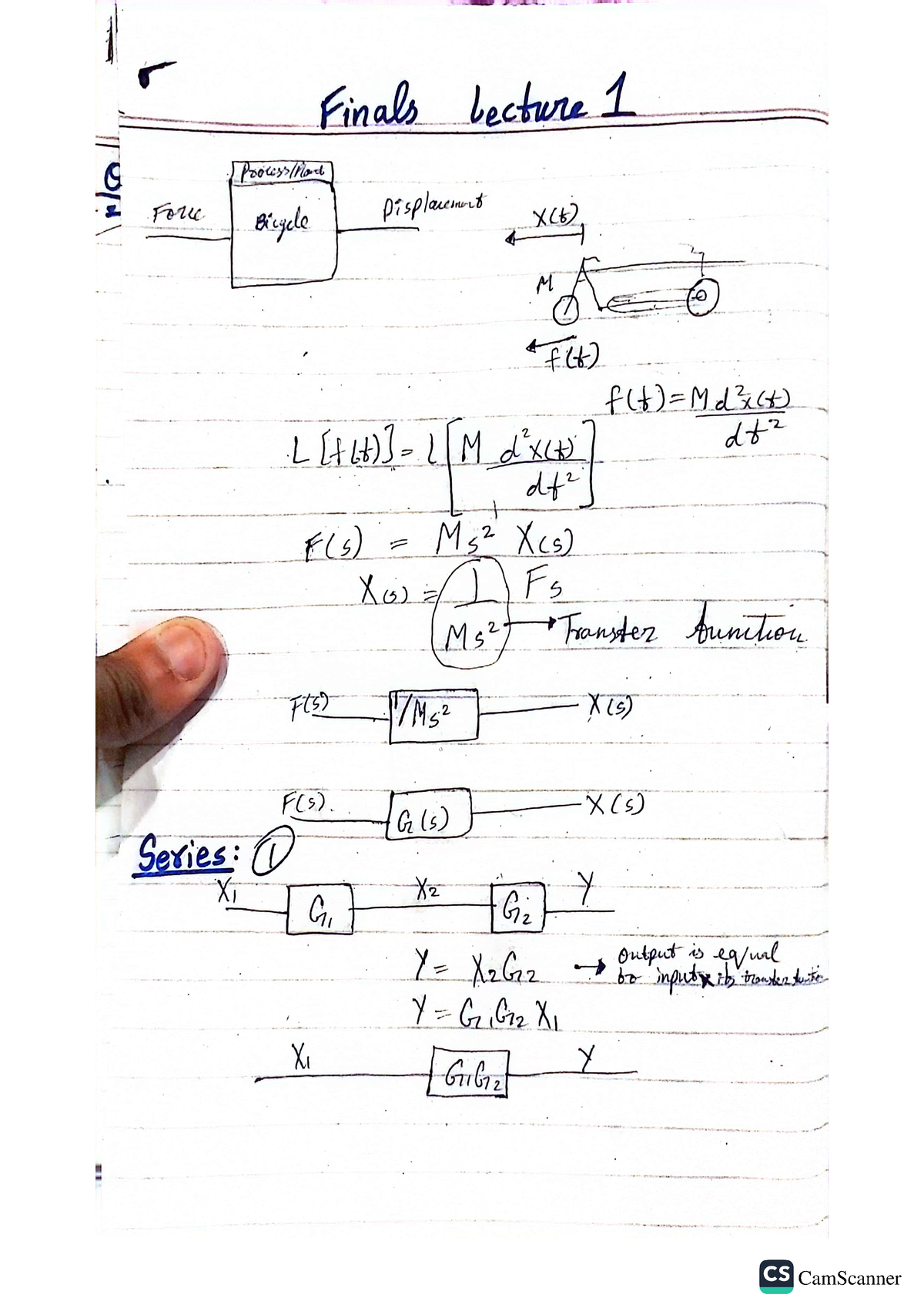 Control Sytems Class Notes - Control systems - Studocu