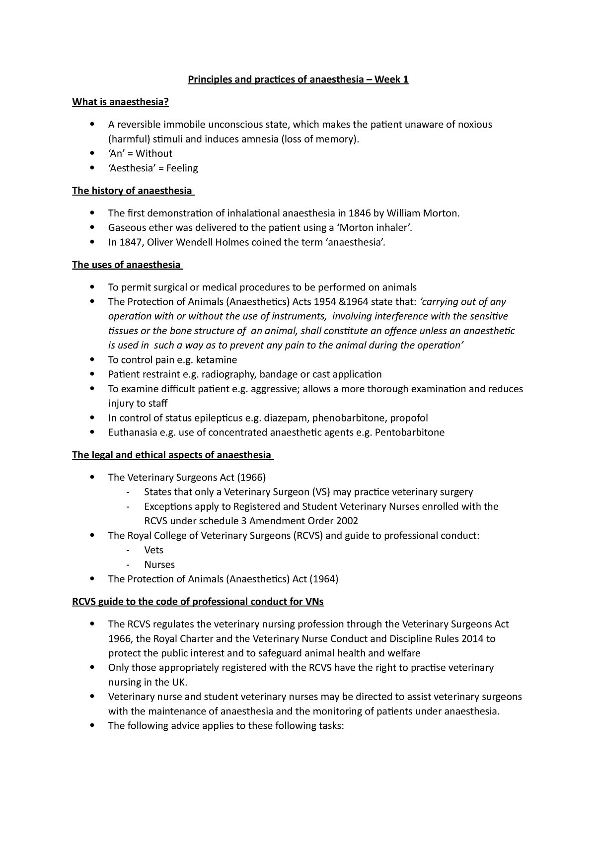 topics for thesis anaesthesia