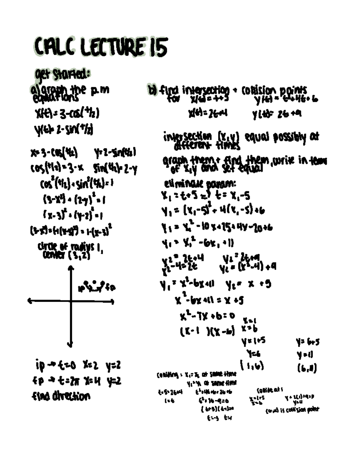 Calculus Lecture 15 (06-14-22) - CALC LECTURE 5 Getstarted A Graph The ...